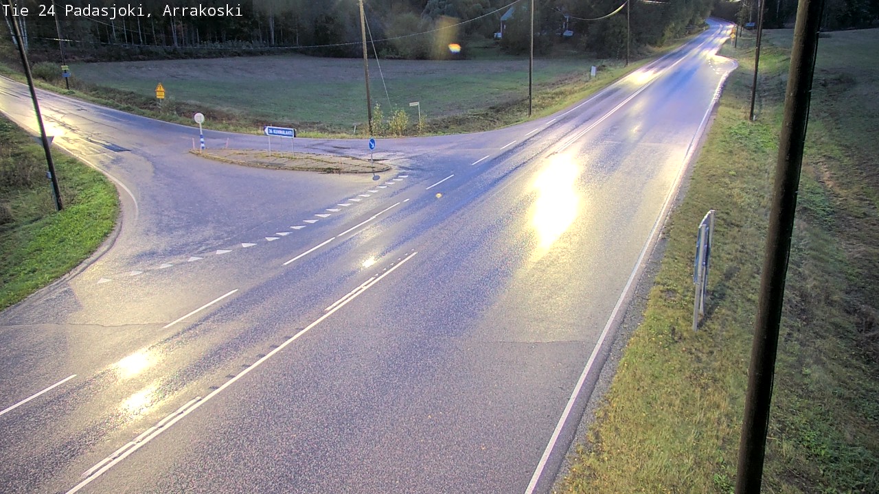 Weather Camera Image Väg 24 Padasjoki, Arrakoski, Padasjoki, Päijät-Häme