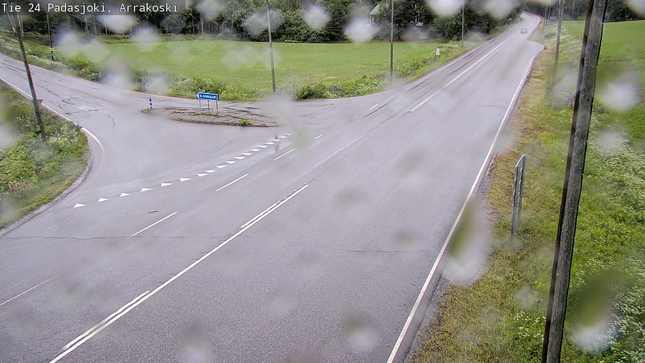 Weather Camera Image Väg 24 Padasjoki, Arrakoski, Padasjoki, Päijät-Häme