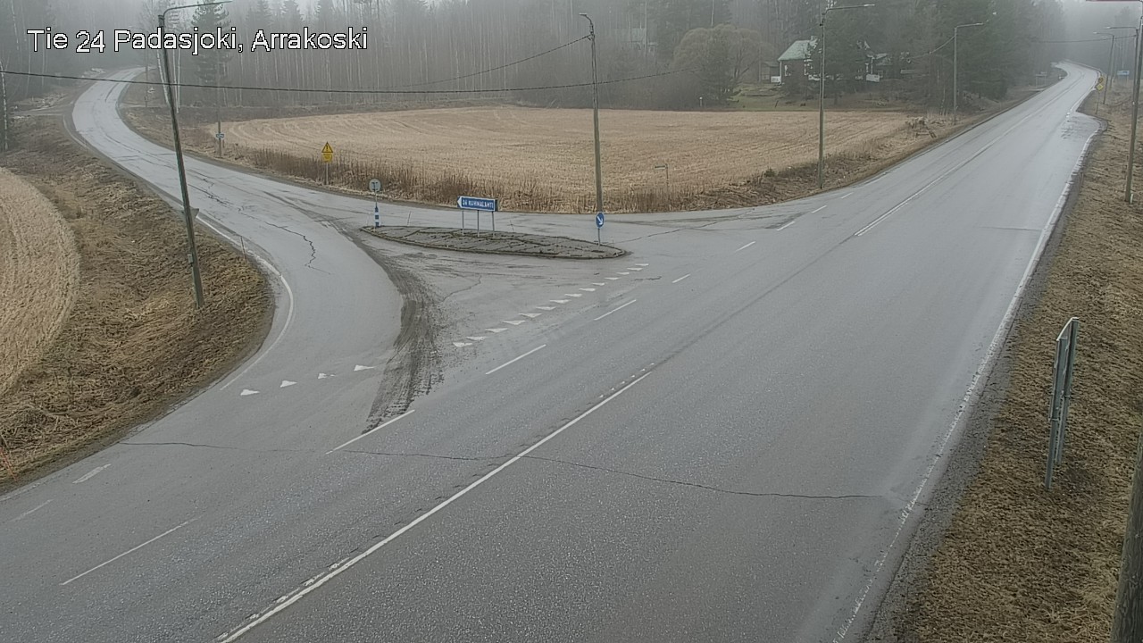 Weather Camera Image Väg 24 Padasjoki, Arrakoski, Padasjoki, Päijät-Häme