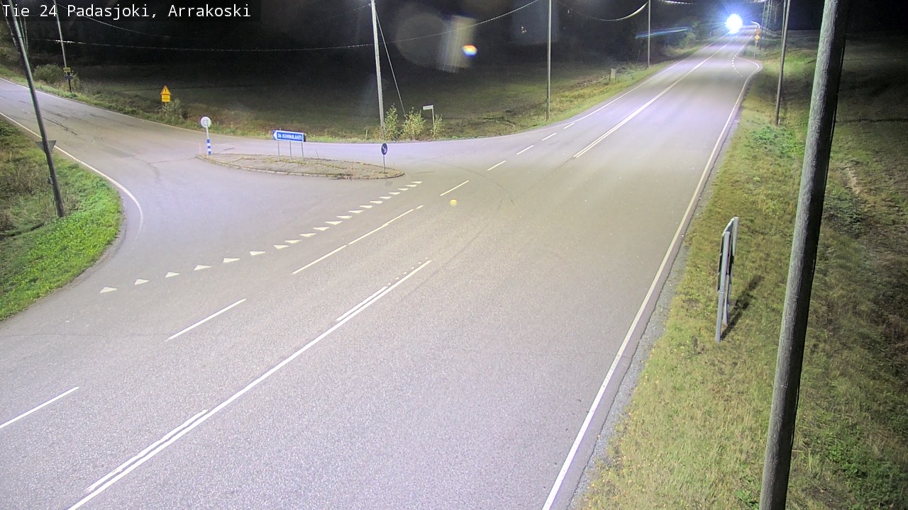Weather Camera Image Väg 24 Padasjoki, Arrakoski, Padasjoki, Päijät-Häme