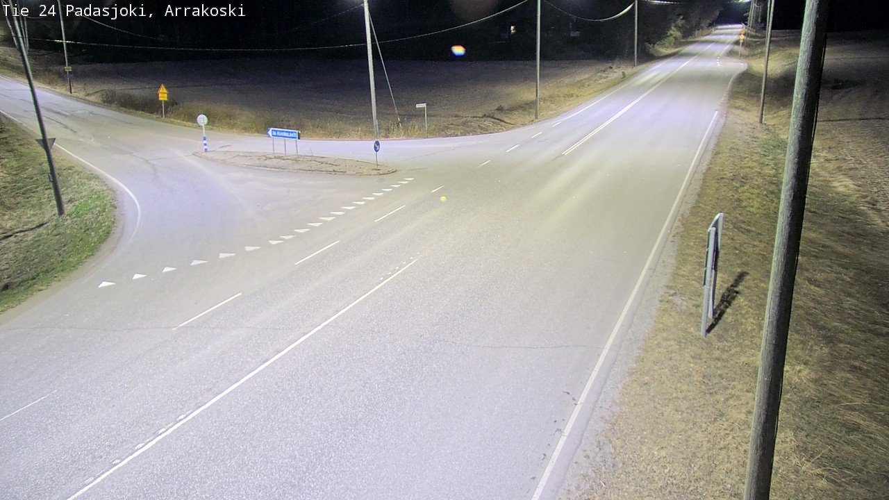 Weather Camera Image Väg 24 Padasjoki, Arrakoski, Padasjoki, Päijät-Häme