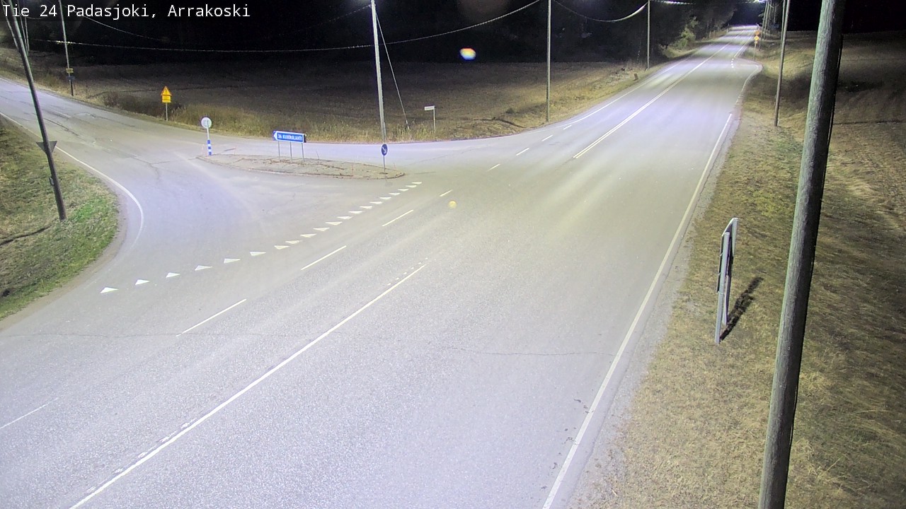 Weather Camera Image Väg 24 Padasjoki, Arrakoski, Padasjoki, Päijät-Häme