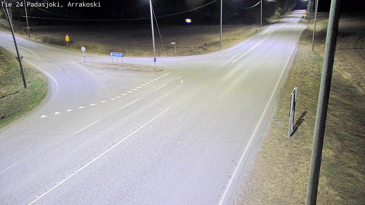 Weather Camera Image Väg 24 Padasjoki, Arrakoski, Padasjoki, Päijät-Häme