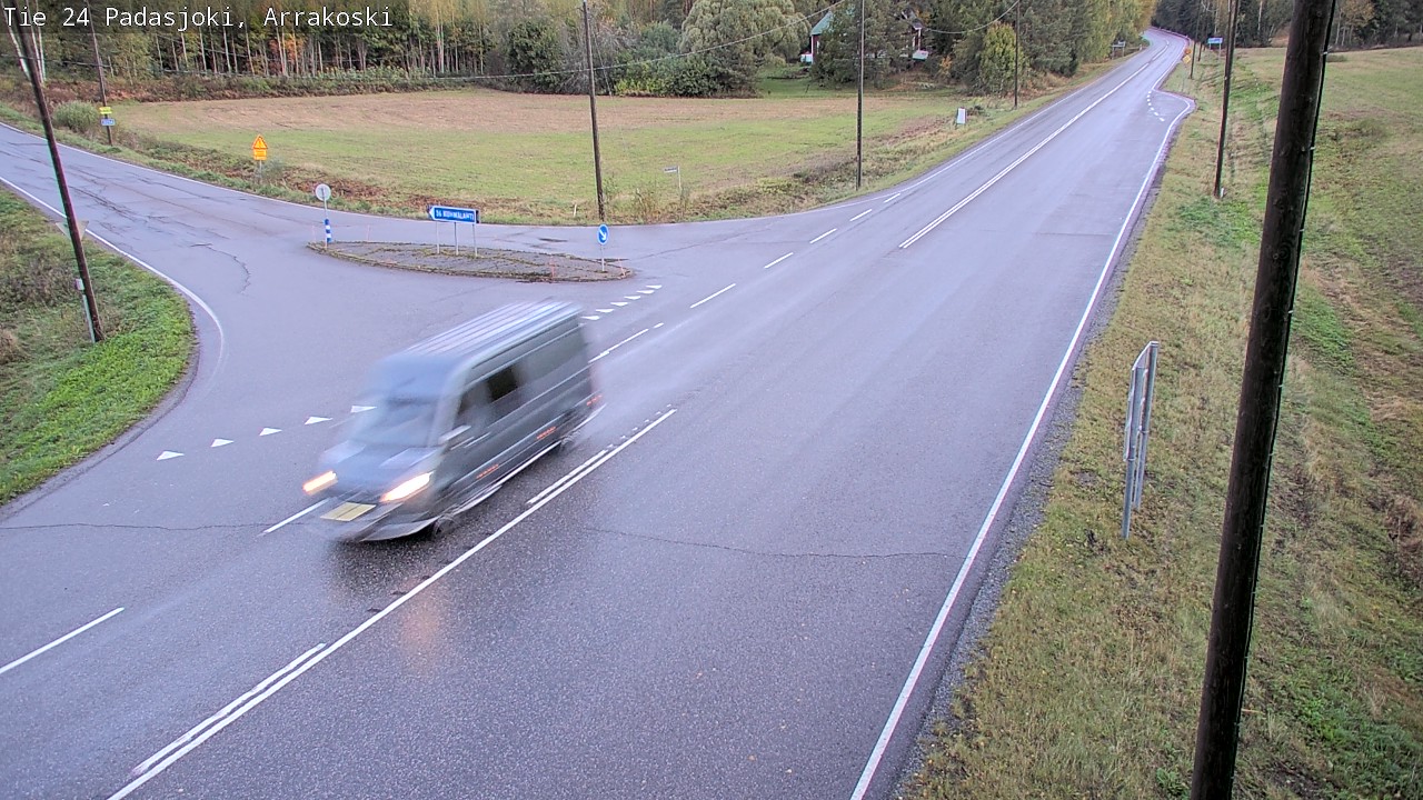 Weather Camera Image Väg 24 Padasjoki, Arrakoski, Padasjoki, Päijät-Häme