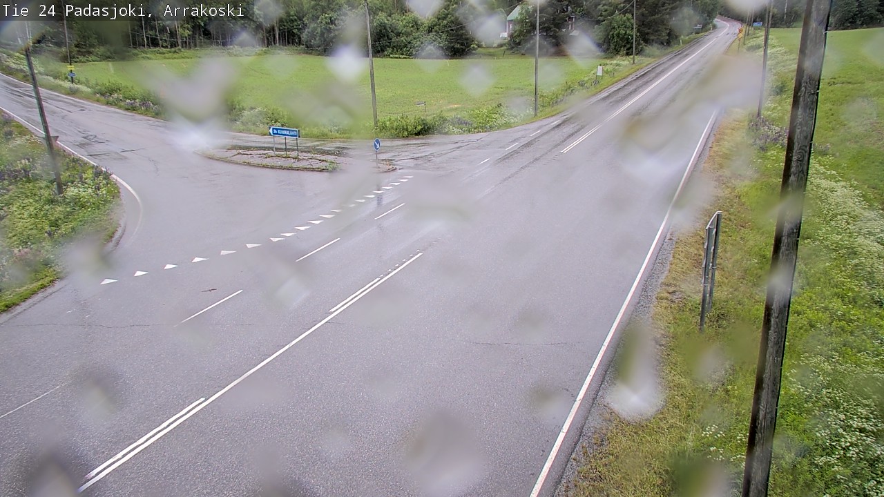 Weather Camera Image Väg 24 Padasjoki, Arrakoski, Padasjoki, Päijät-Häme