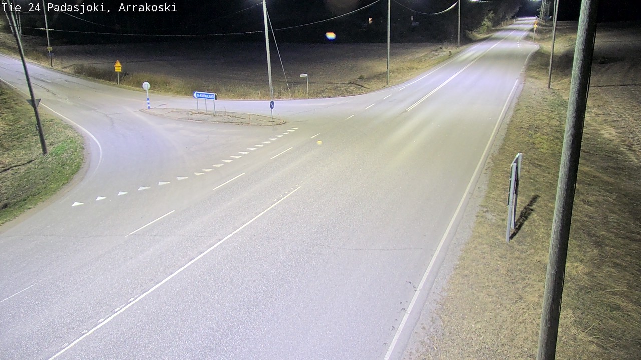 Weather Camera Image Väg 24 Padasjoki, Arrakoski, Padasjoki, Päijät-Häme
