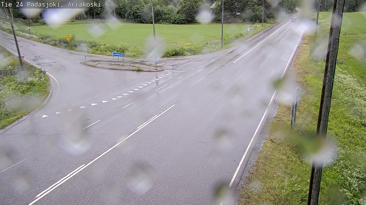 Weather Camera Image Väg 24 Padasjoki, Arrakoski, Padasjoki, Päijät-Häme