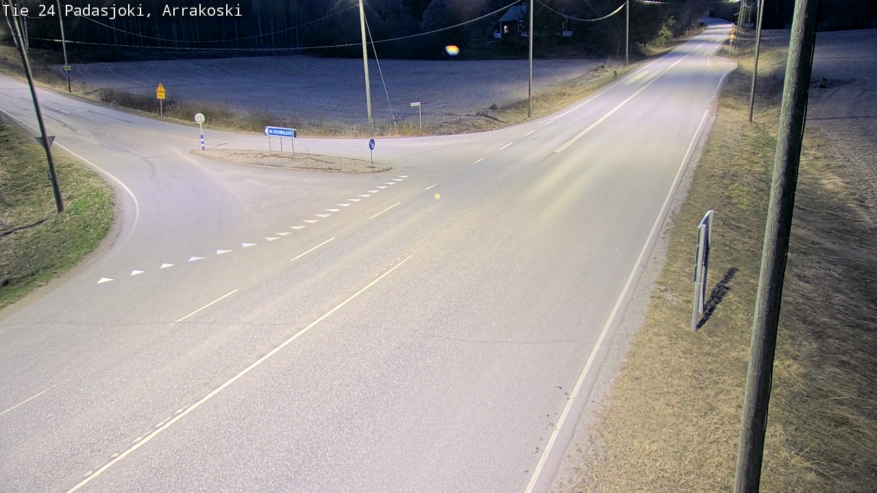 Weather Camera Image Väg 24 Padasjoki, Arrakoski, Padasjoki, Päijät-Häme