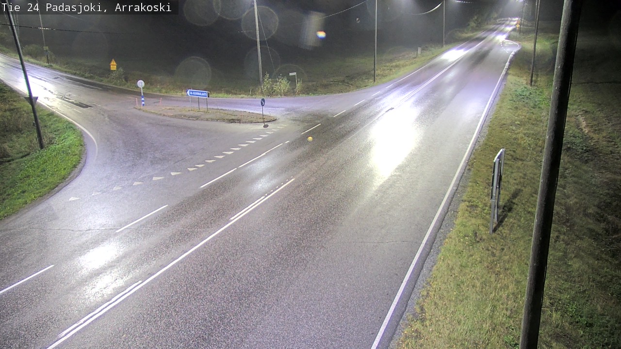Weather Camera Image Väg 24 Padasjoki, Arrakoski, Padasjoki, Päijät-Häme