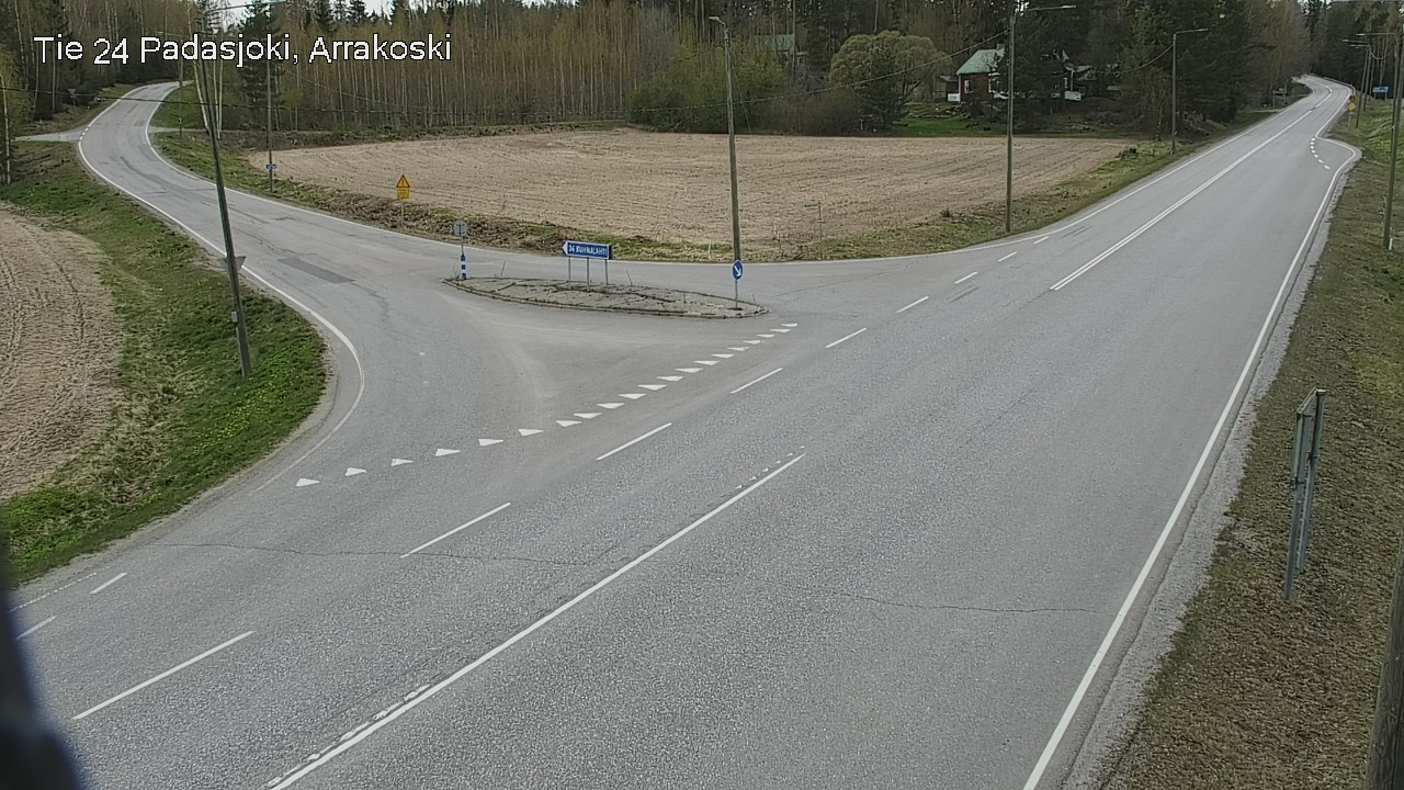 Weather Camera Image Road 24 Padasjoki, Arrakoski, Padasjoki, Päijät-Häme