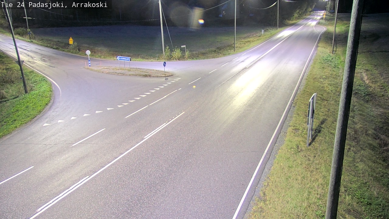 Weather Camera Image Väg 24 Padasjoki, Arrakoski, Padasjoki, Päijät-Häme