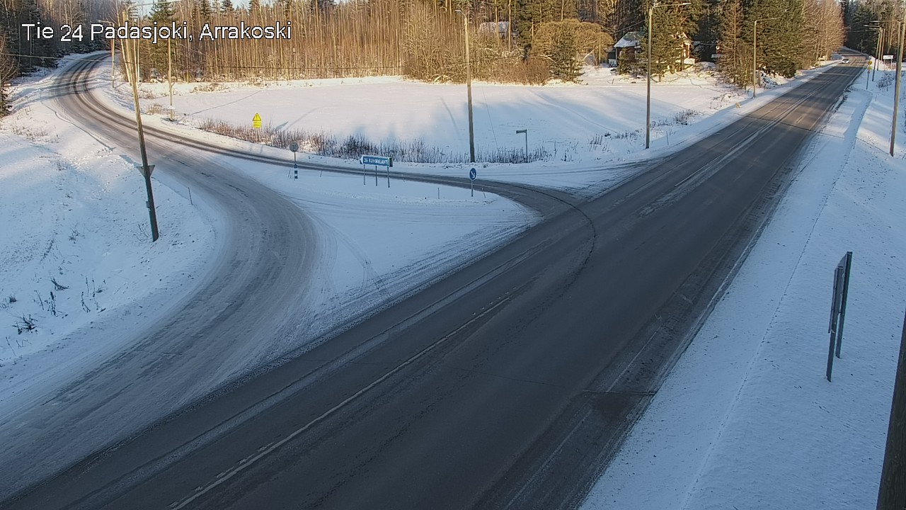 Weather Camera Image Road 24 Padasjoki, Arrakoski, Padasjoki, Päijät-Häme