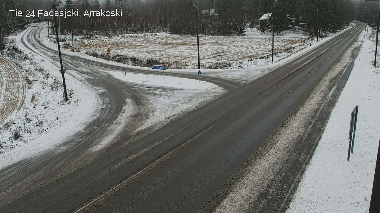 Weather Camera Image Road 24 Padasjoki, Arrakoski, Padasjoki, Päijät-Häme