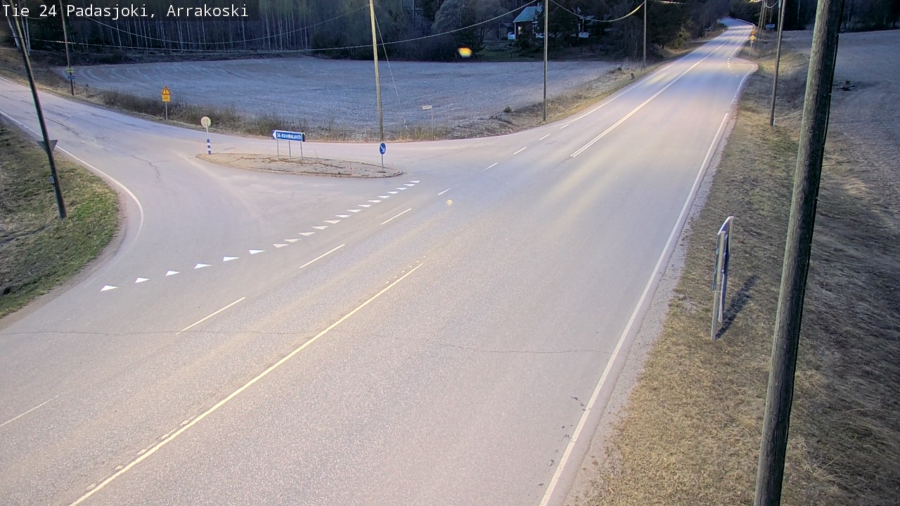 Weather Camera Image Väg 24 Padasjoki, Arrakoski, Padasjoki, Päijät-Häme