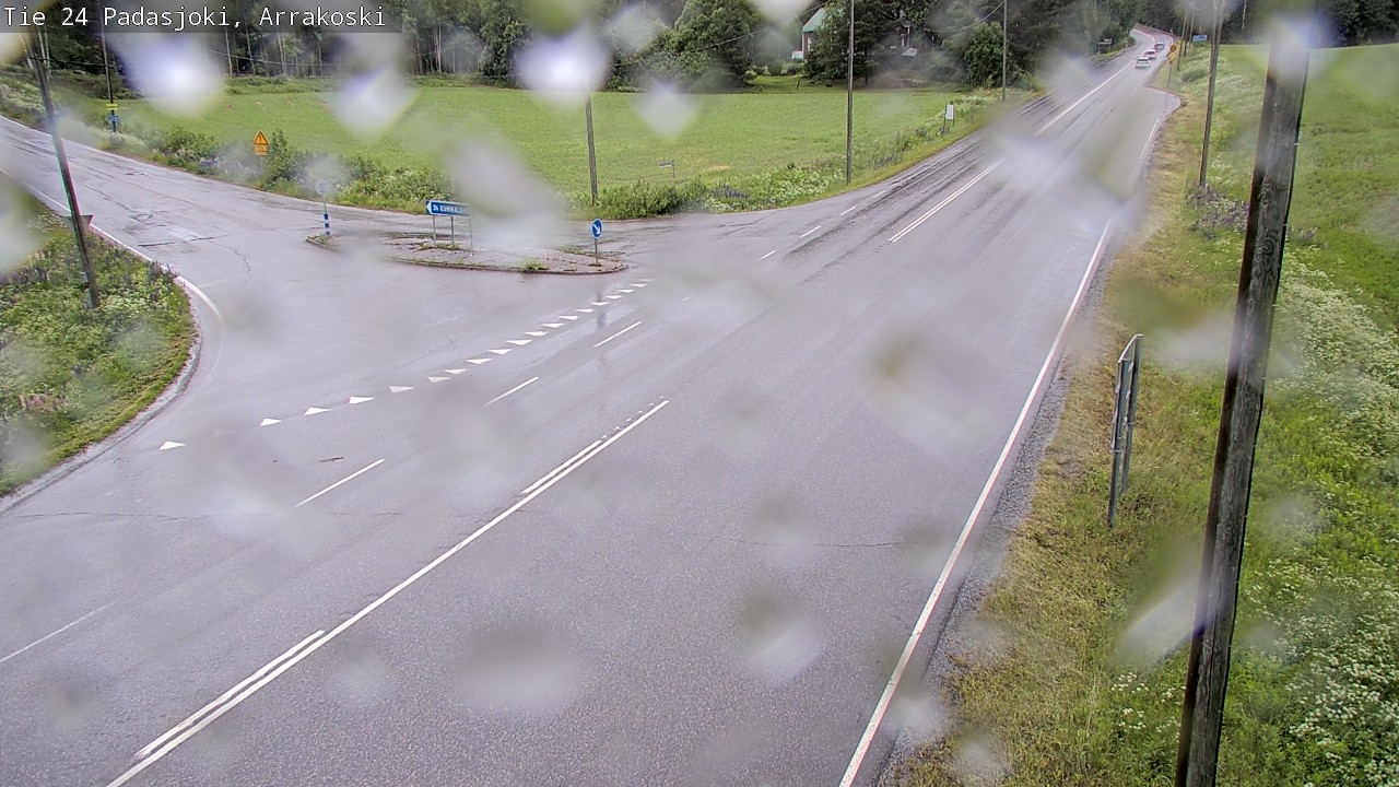 Weather Camera Image Väg 24 Padasjoki, Arrakoski, Padasjoki, Päijät-Häme