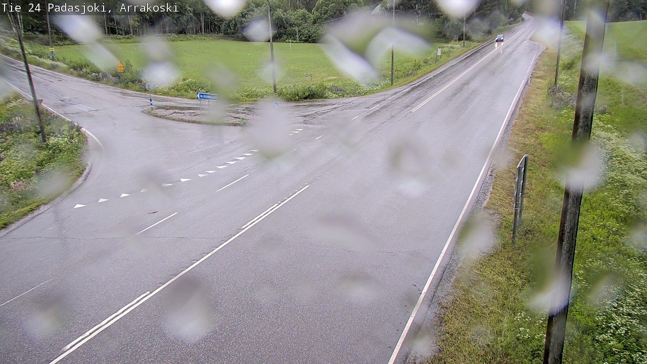 Weather Camera Image Väg 24 Padasjoki, Arrakoski, Padasjoki, Päijät-Häme