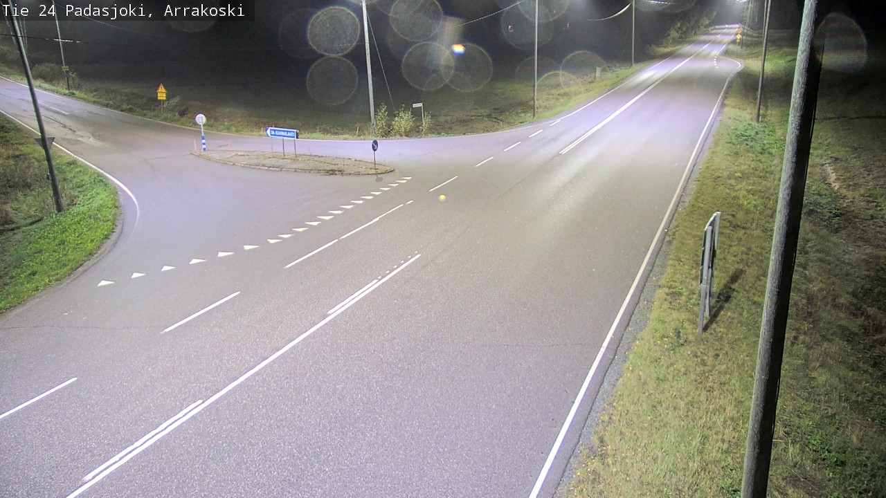 Weather Camera Image Väg 24 Padasjoki, Arrakoski, Padasjoki, Päijät-Häme