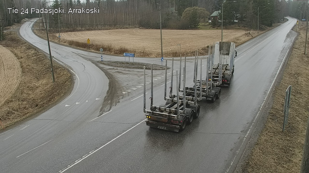 Weather Camera Image Road 24 Padasjoki, Arrakoski, Padasjoki, Päijät-Häme