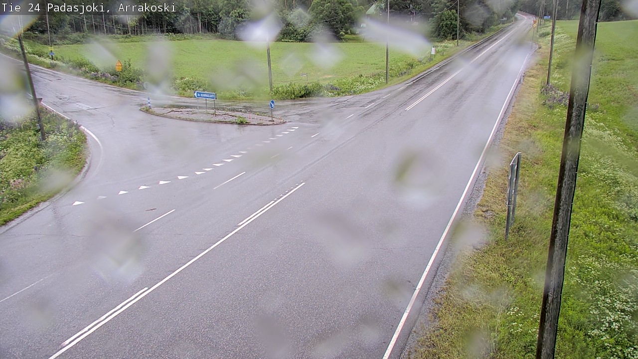 Weather Camera Image Väg 24 Padasjoki, Arrakoski, Padasjoki, Päijät-Häme