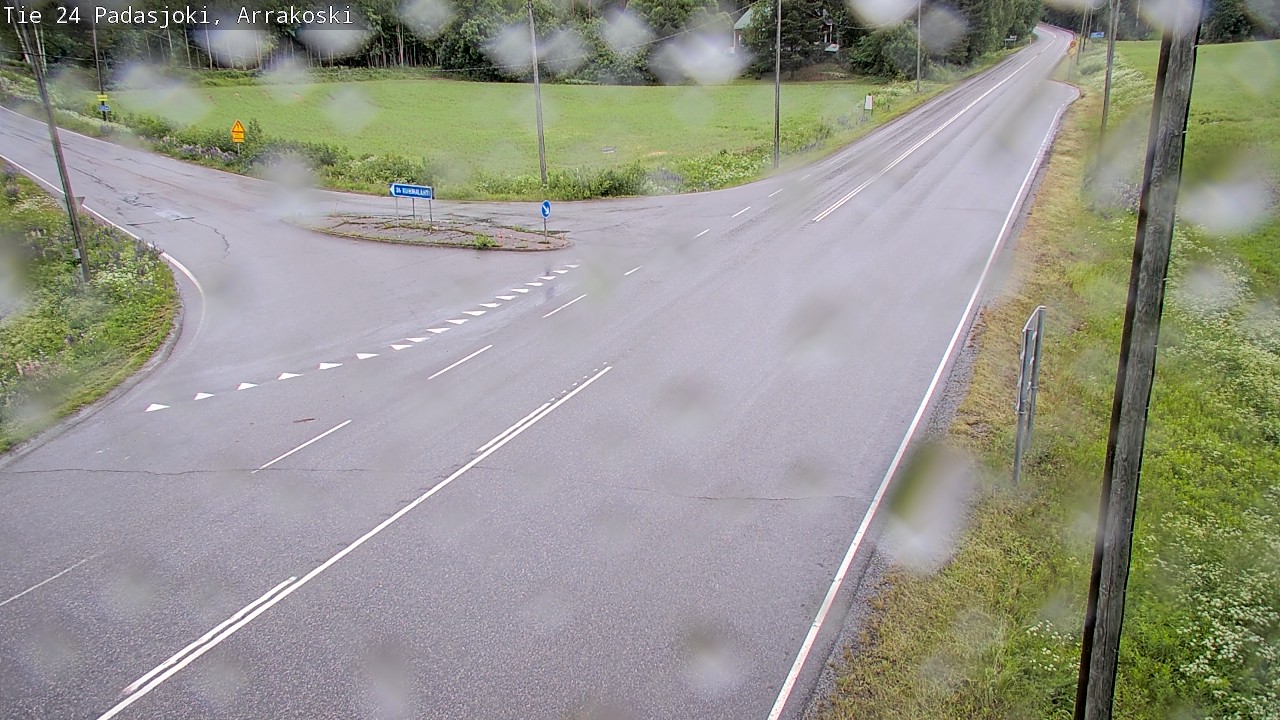 Weather Camera Image Väg 24 Padasjoki, Arrakoski, Padasjoki, Päijät-Häme