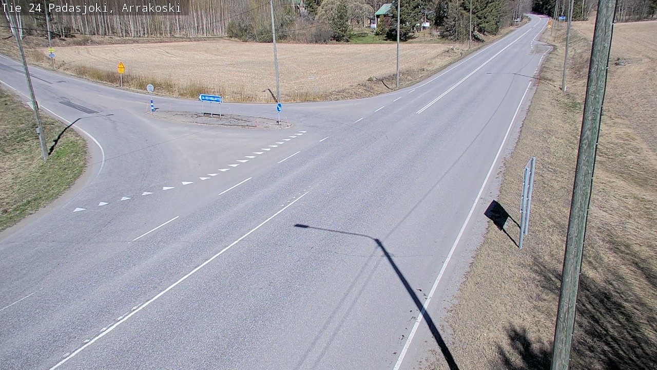 Weather Camera Image Väg 24 Padasjoki, Arrakoski, Padasjoki, Päijät-Häme