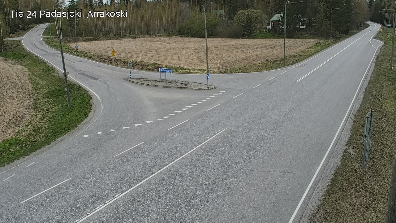 Weather Camera Image Väg 24 Padasjoki, Arrakoski, Padasjoki, Päijät-Häme