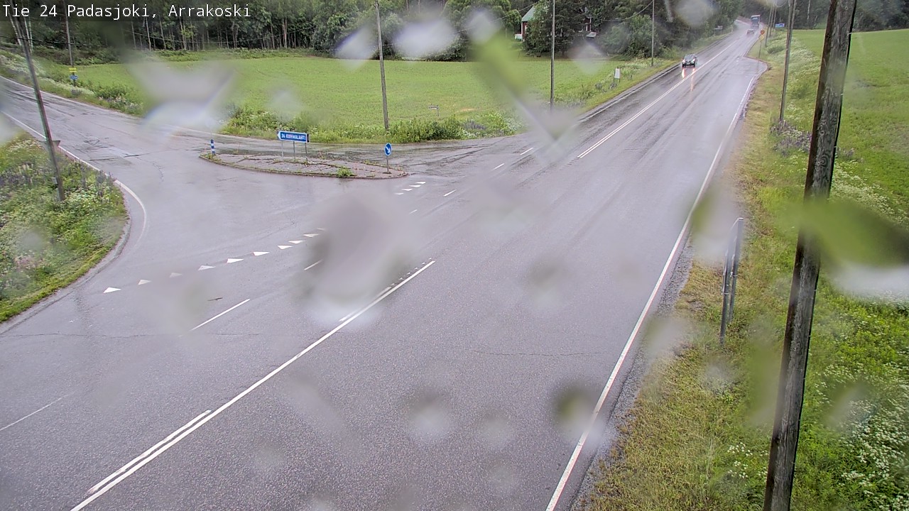 Weather Camera Image Väg 24 Padasjoki, Arrakoski, Padasjoki, Päijät-Häme
