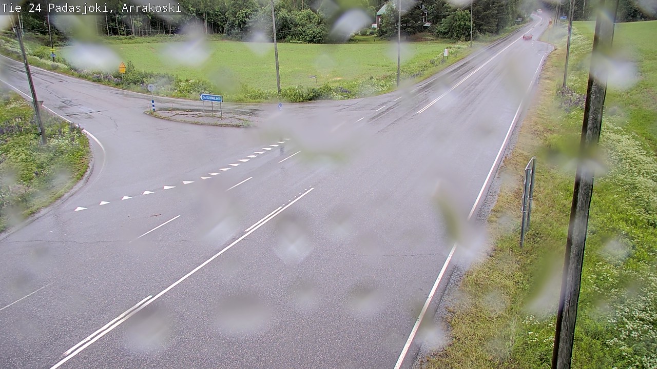 Weather Camera Image Väg 24 Padasjoki, Arrakoski, Padasjoki, Päijät-Häme