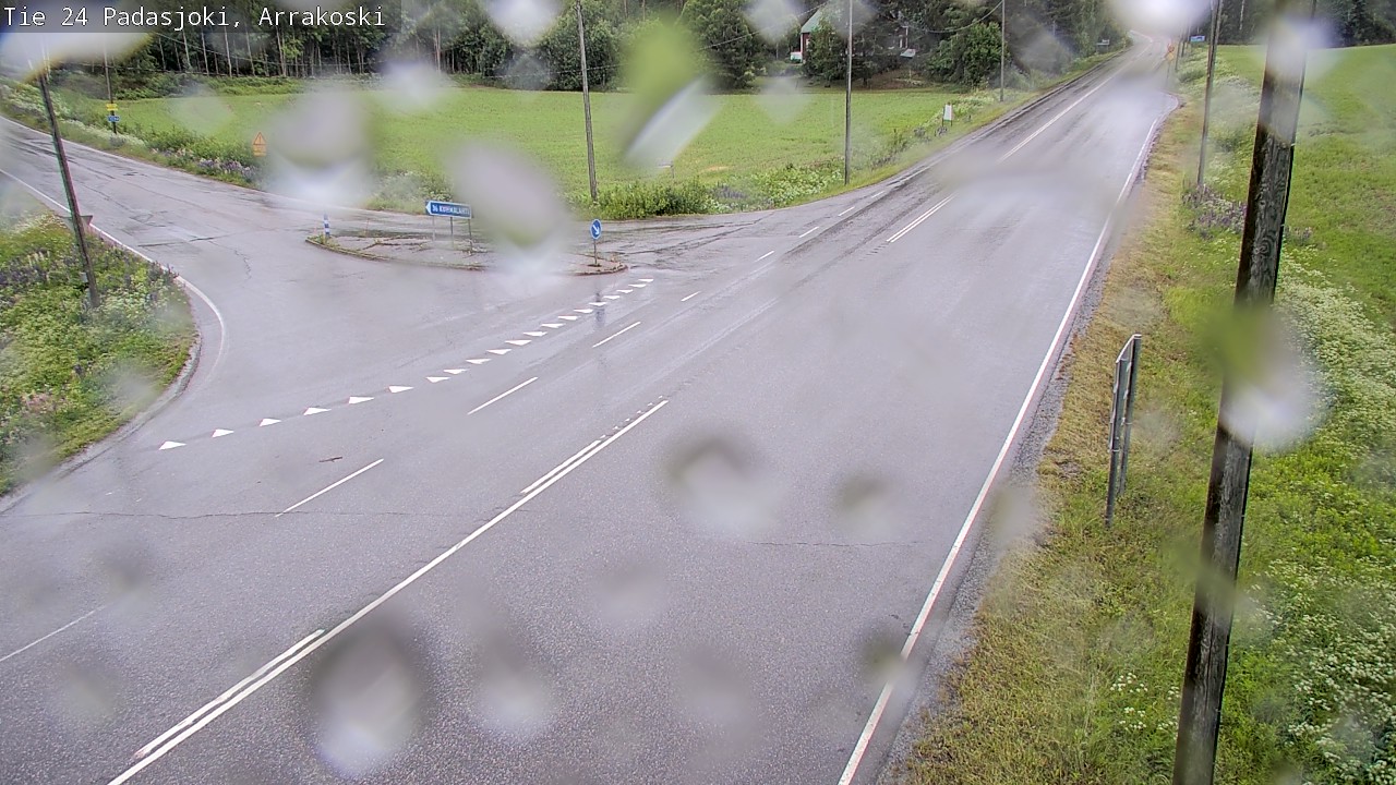 Weather Camera Image Väg 24 Padasjoki, Arrakoski, Padasjoki, Päijät-Häme