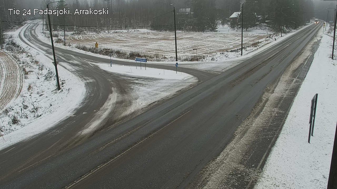 Weather Camera Image Road 24 Padasjoki, Arrakoski, Padasjoki, Päijät-Häme