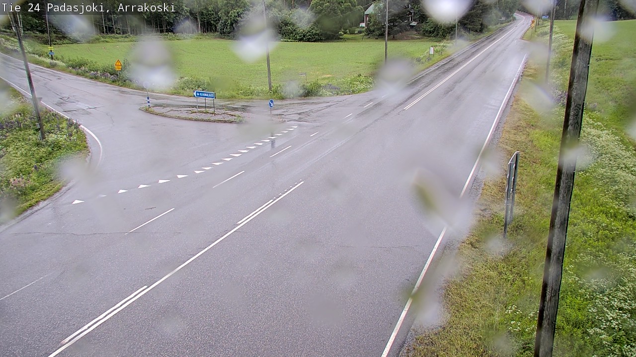 Weather Camera Image Väg 24 Padasjoki, Arrakoski, Padasjoki, Päijät-Häme