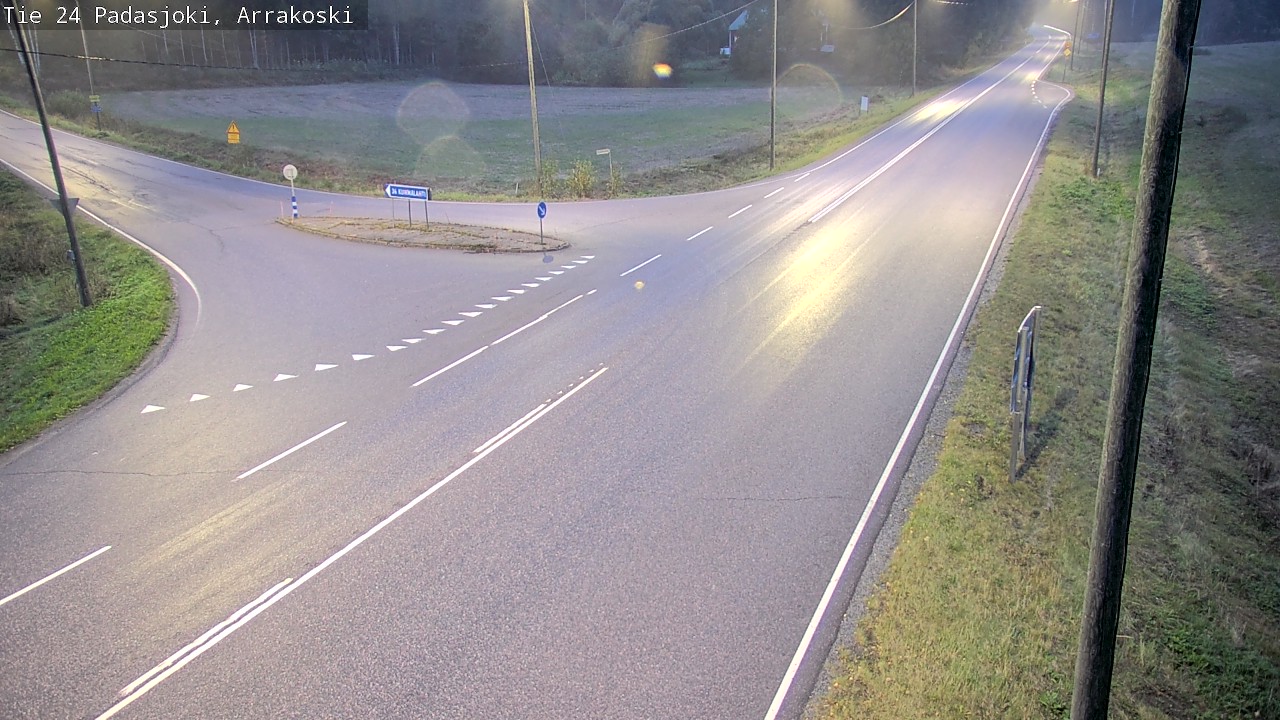 Weather Camera Image Väg 24 Padasjoki, Arrakoski, Padasjoki, Päijät-Häme