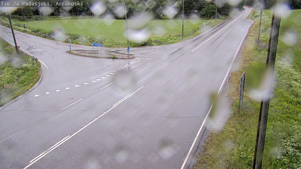 Weather Camera Image Väg 24 Padasjoki, Arrakoski, Padasjoki, Päijät-Häme