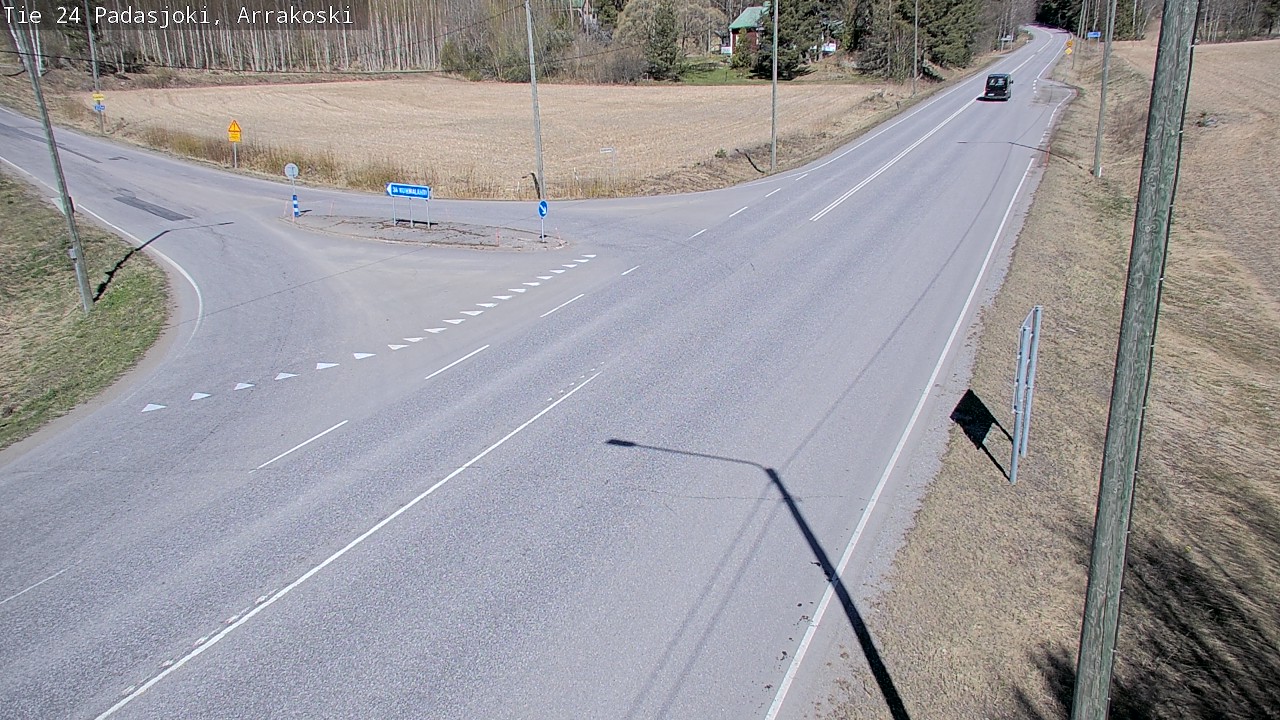 Weather Camera Image Väg 24 Padasjoki, Arrakoski, Padasjoki, Päijät-Häme