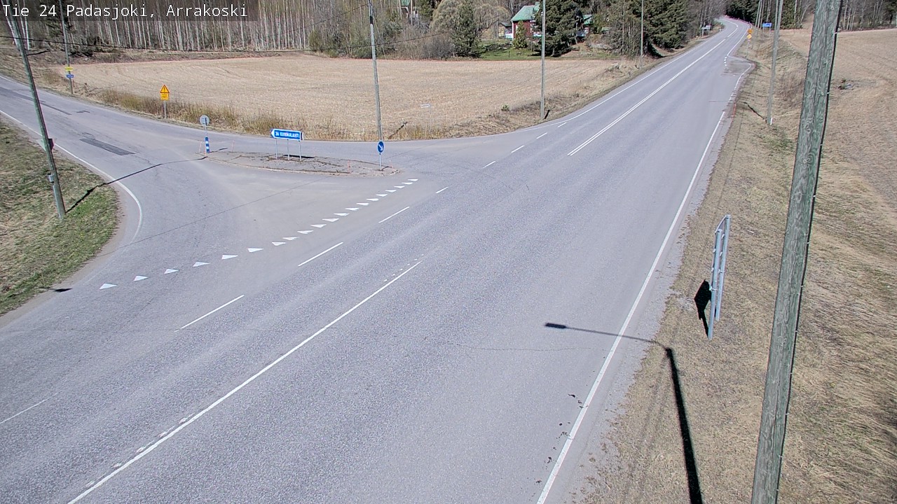 Weather Camera Image Väg 24 Padasjoki, Arrakoski, Padasjoki, Päijät-Häme