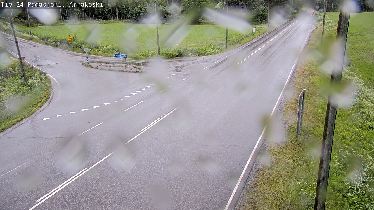 Weather Camera Image Väg 24 Padasjoki, Arrakoski, Padasjoki, Päijät-Häme