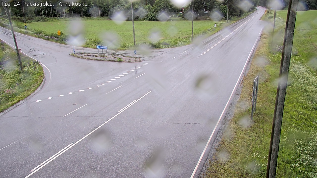 Weather Camera Image Väg 24 Padasjoki, Arrakoski, Padasjoki, Päijät-Häme