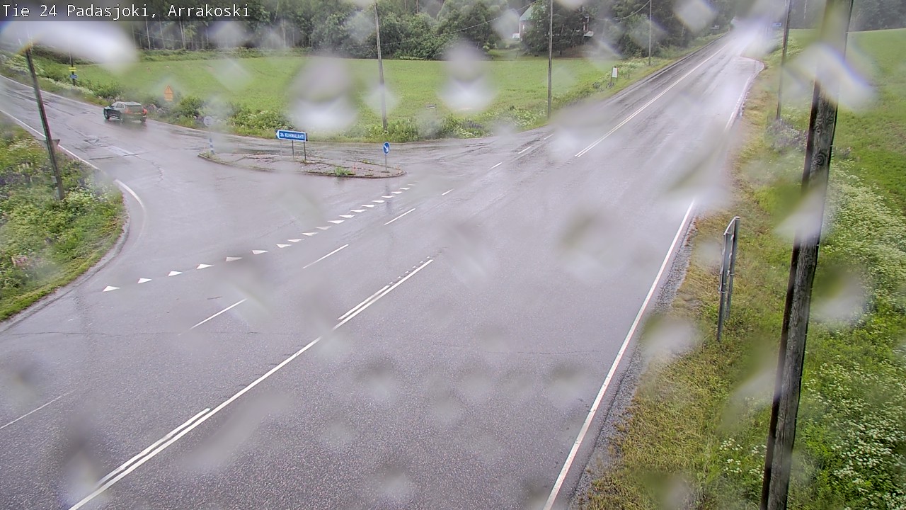 Weather Camera Image Väg 24 Padasjoki, Arrakoski, Padasjoki, Päijät-Häme