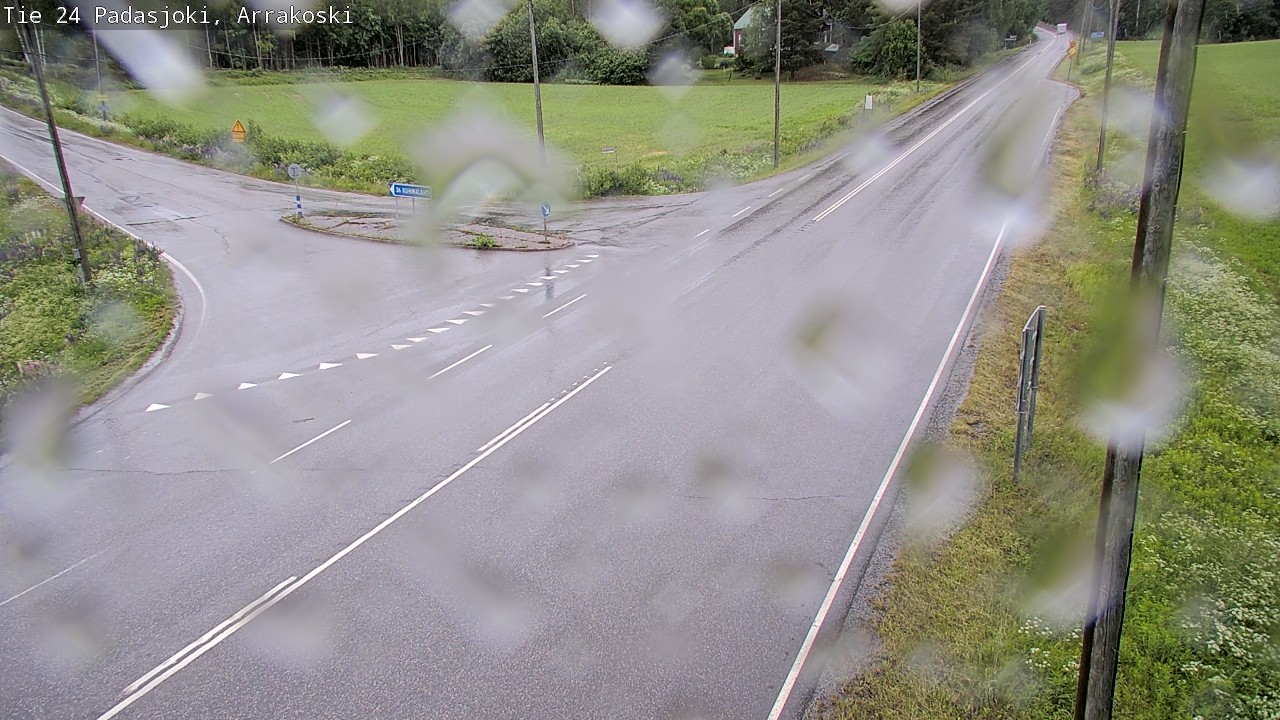 Weather Camera Image Väg 24 Padasjoki, Arrakoski, Padasjoki, Päijät-Häme