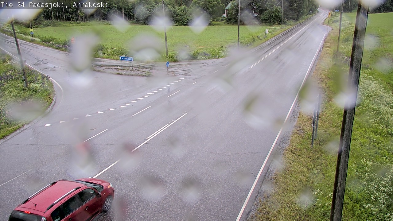 Weather Camera Image Väg 24 Padasjoki, Arrakoski, Padasjoki, Päijät-Häme