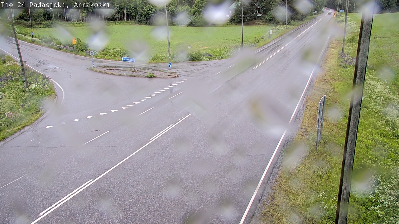 Weather Camera Image Väg 24 Padasjoki, Arrakoski, Padasjoki, Päijät-Häme