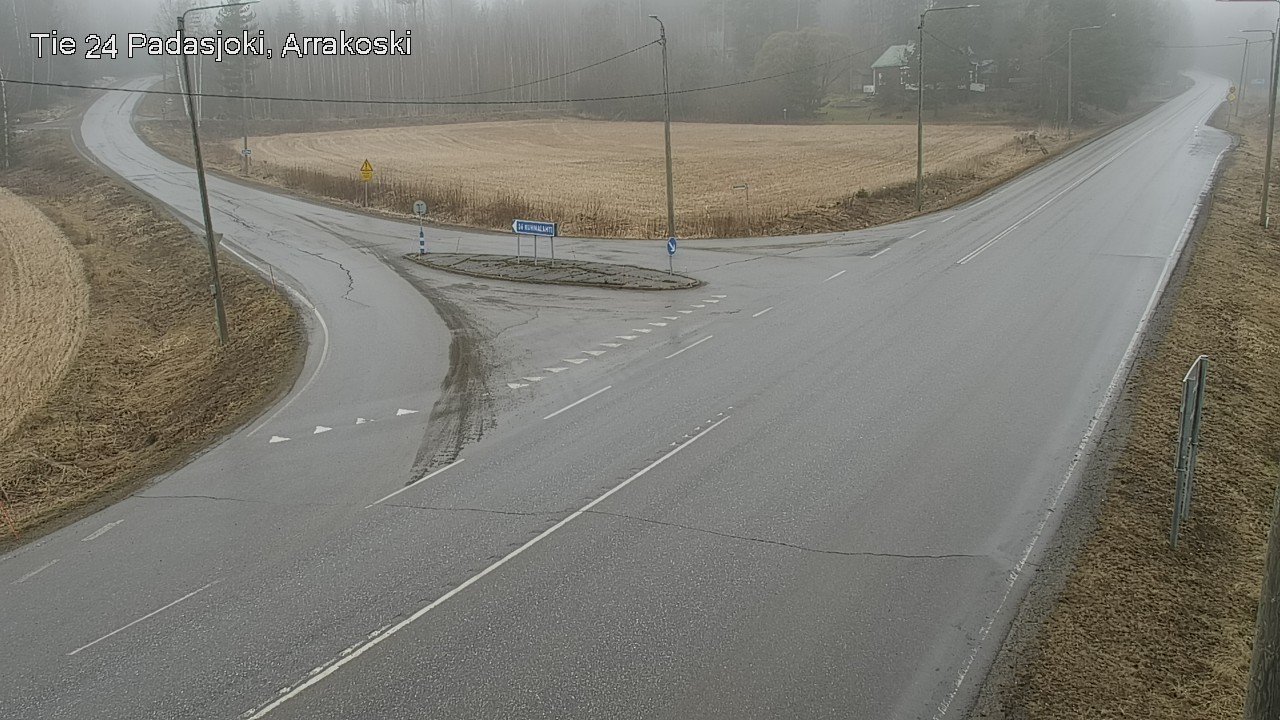 Weather Camera Image Väg 24 Padasjoki, Arrakoski, Padasjoki, Päijät-Häme