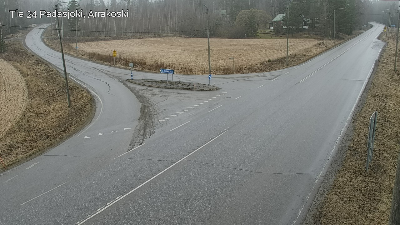 Weather Camera Image Väg 24 Padasjoki, Arrakoski, Padasjoki, Päijät-Häme