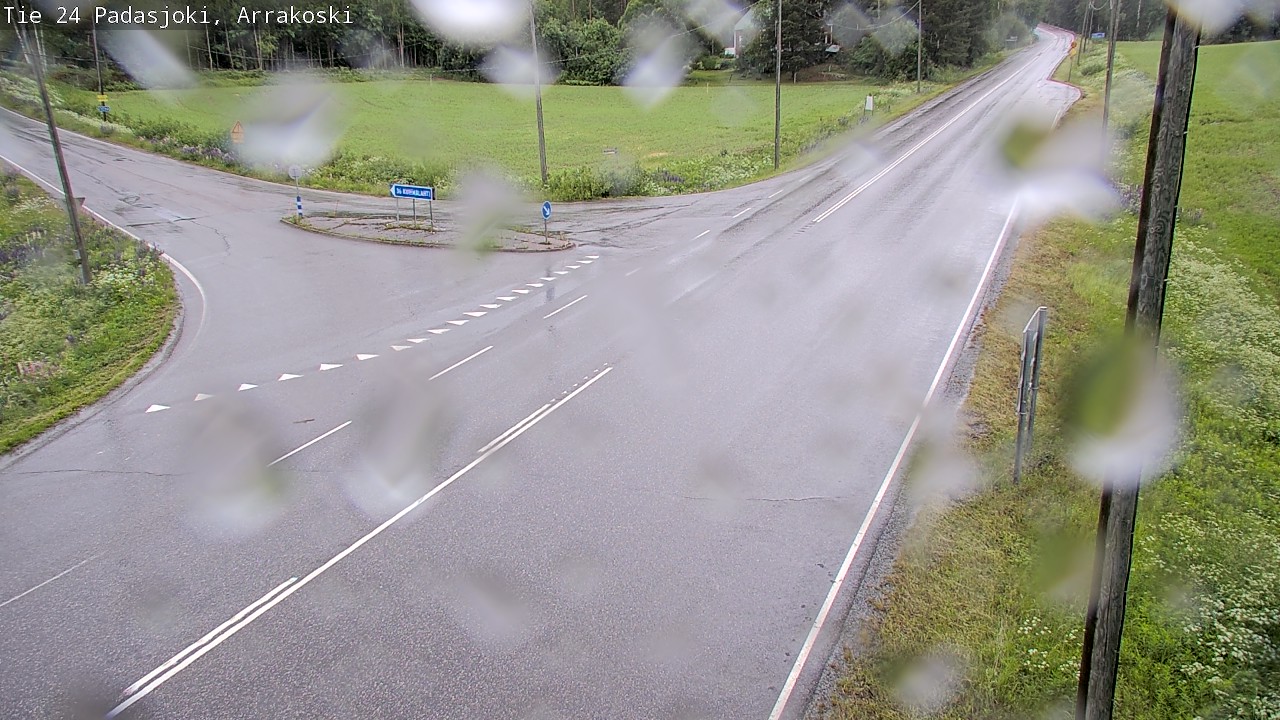 Weather Camera Image Väg 24 Padasjoki, Arrakoski, Padasjoki, Päijät-Häme
