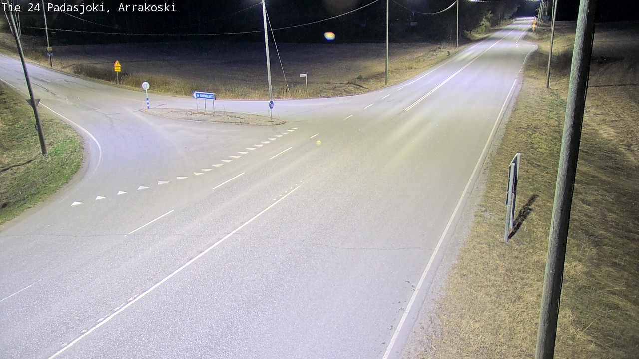 Weather Camera Image Väg 24 Padasjoki, Arrakoski, Padasjoki, Päijät-Häme