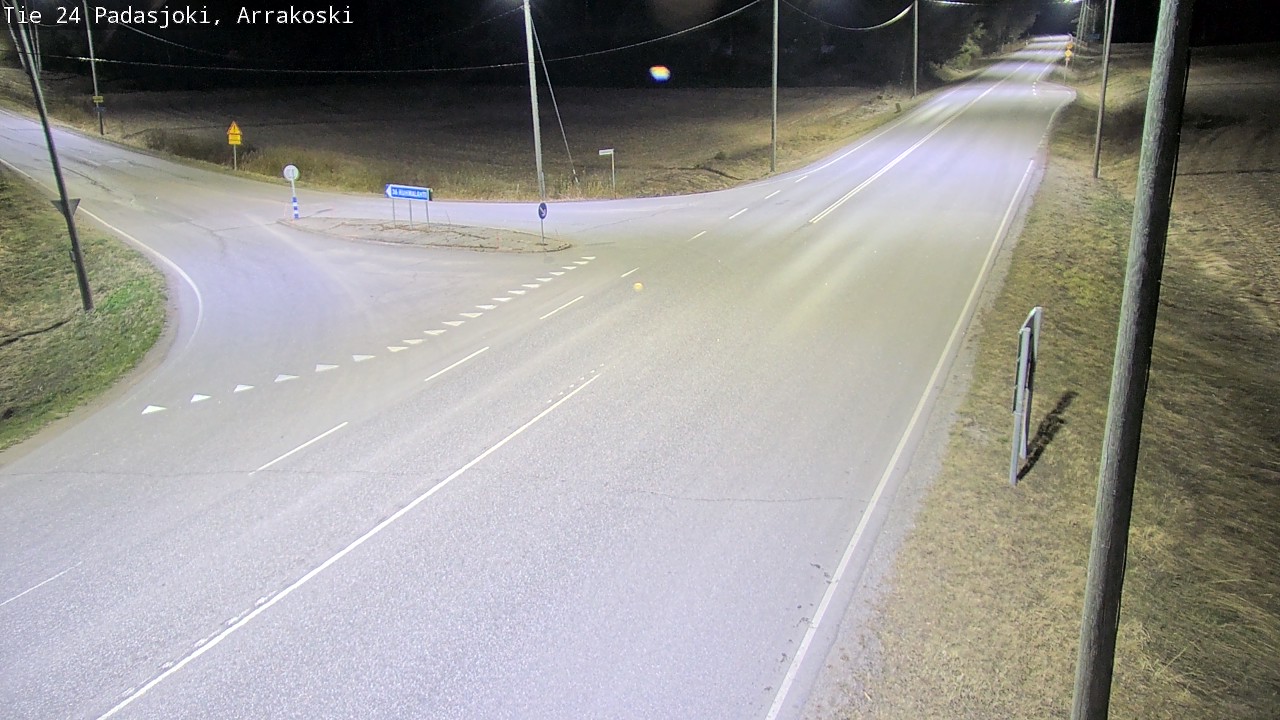 Weather Camera Image Väg 24 Padasjoki, Arrakoski, Padasjoki, Päijät-Häme
