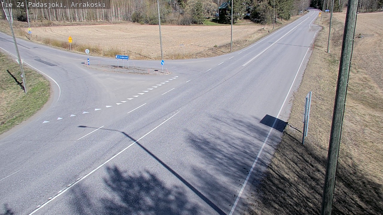 Weather Camera Image Väg 24 Padasjoki, Arrakoski, Padasjoki, Päijät-Häme