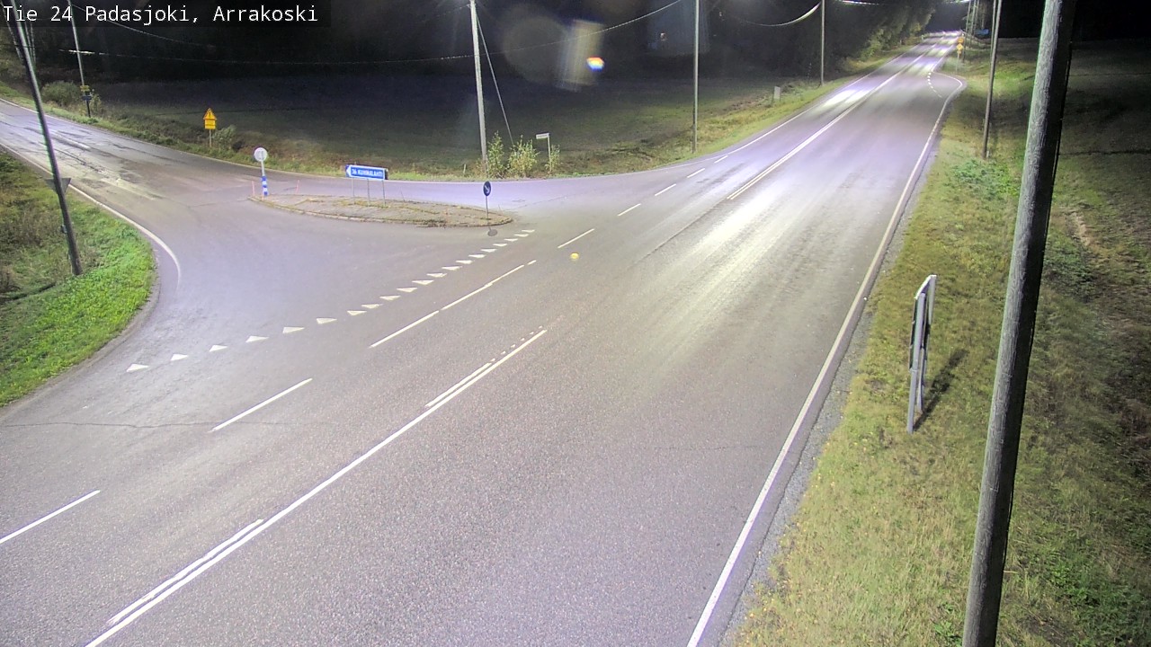 Weather Camera Image Väg 24 Padasjoki, Arrakoski, Padasjoki, Päijät-Häme