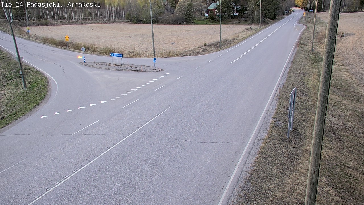 Weather Camera Image Väg 24 Padasjoki, Arrakoski, Padasjoki, Päijät-Häme
