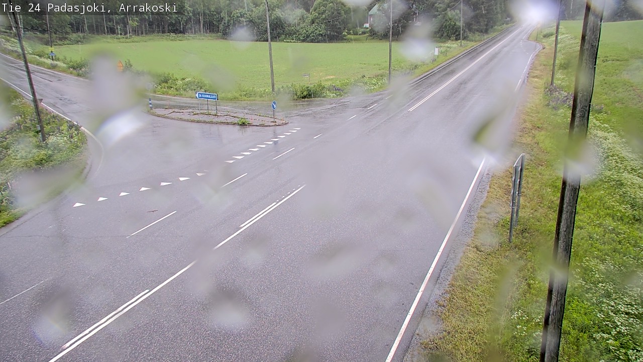 Weather Camera Image Väg 24 Padasjoki, Arrakoski, Padasjoki, Päijät-Häme